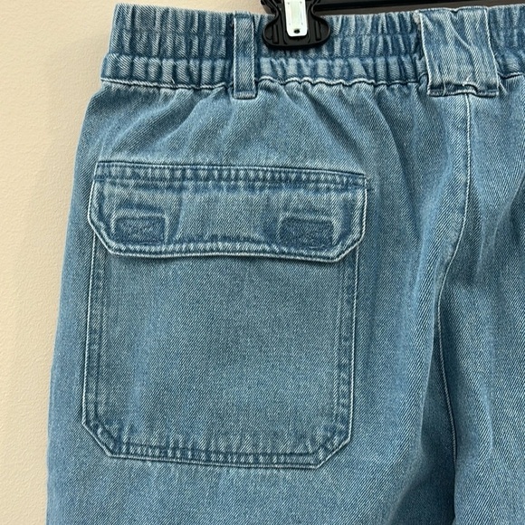 Scandia Woods Size 36L 100% Cotton Pull on Elastic Waist Jeans w/Pockets - Picture 9 of 9